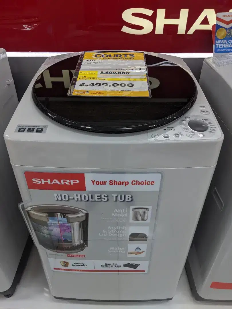 Air Mesin Cuci Sharp Mesin Cuci Sharp