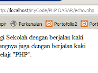 Cara Menampilkan Teks Pada Halaman Web PHP