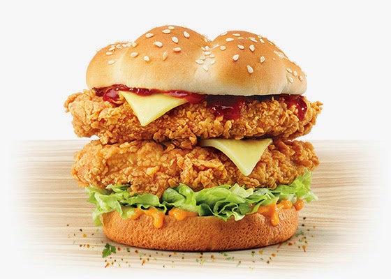 kentucky fried bloggin kfb in australia zinger stacker review