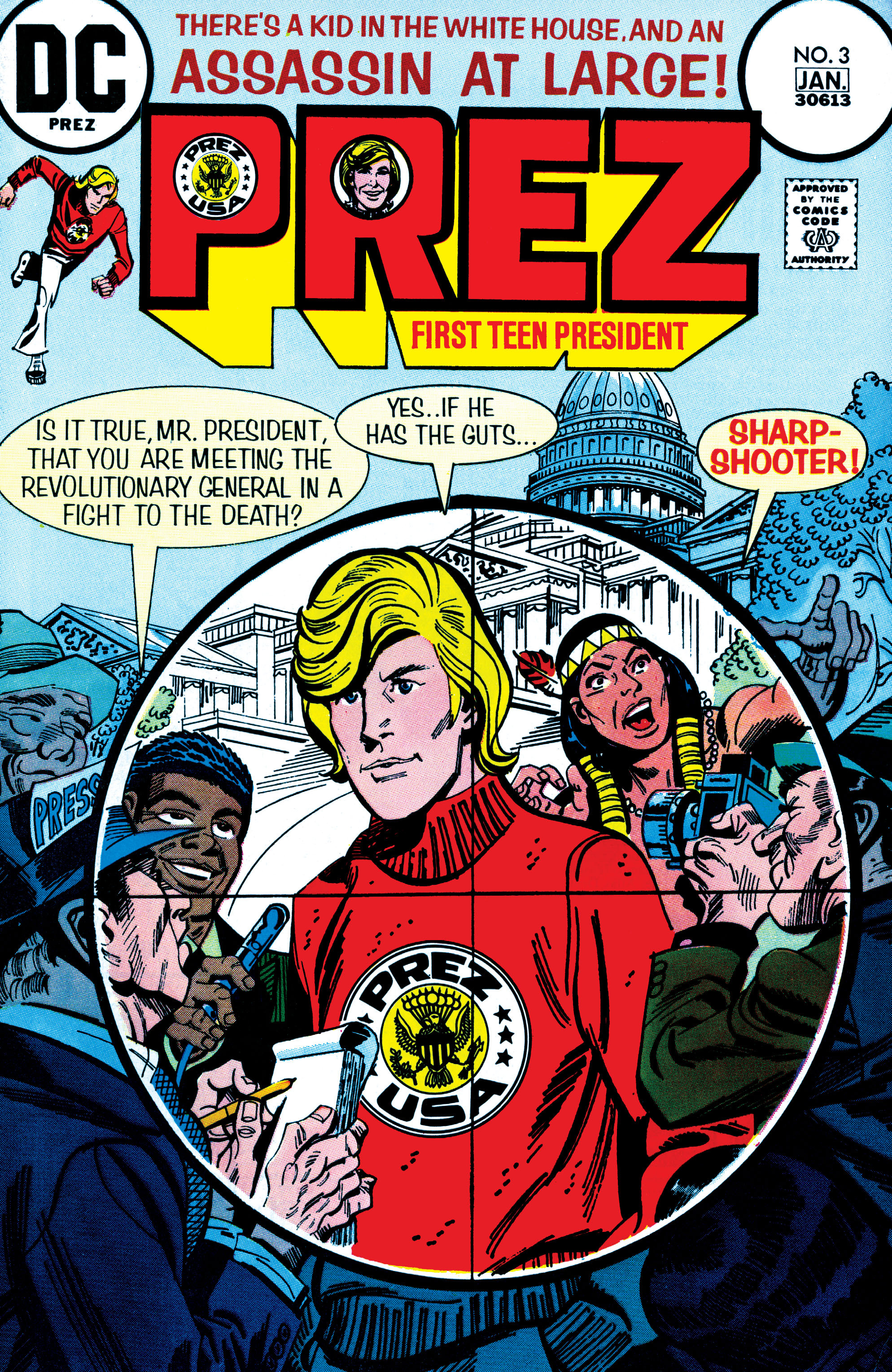 Read online Prez (1973) comic -  Issue #3 - 1