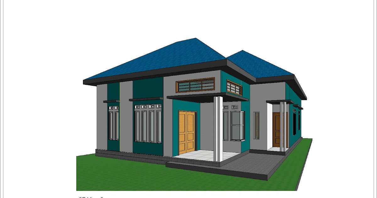 mozaik arsitek : Desain Rumah Type 84 Di Luas Tanah 122m2 (15x7.5)