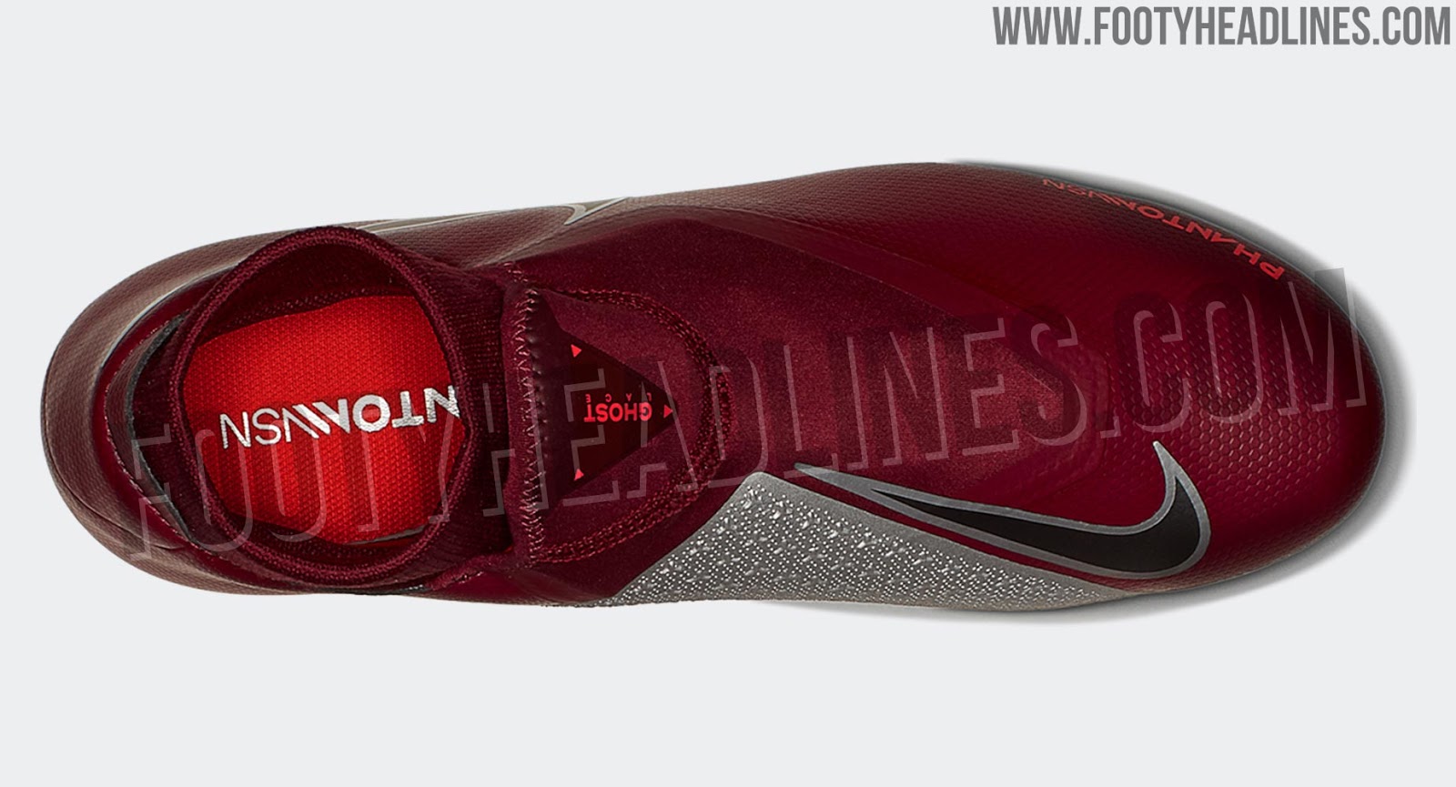 nike phantom vision grey and red