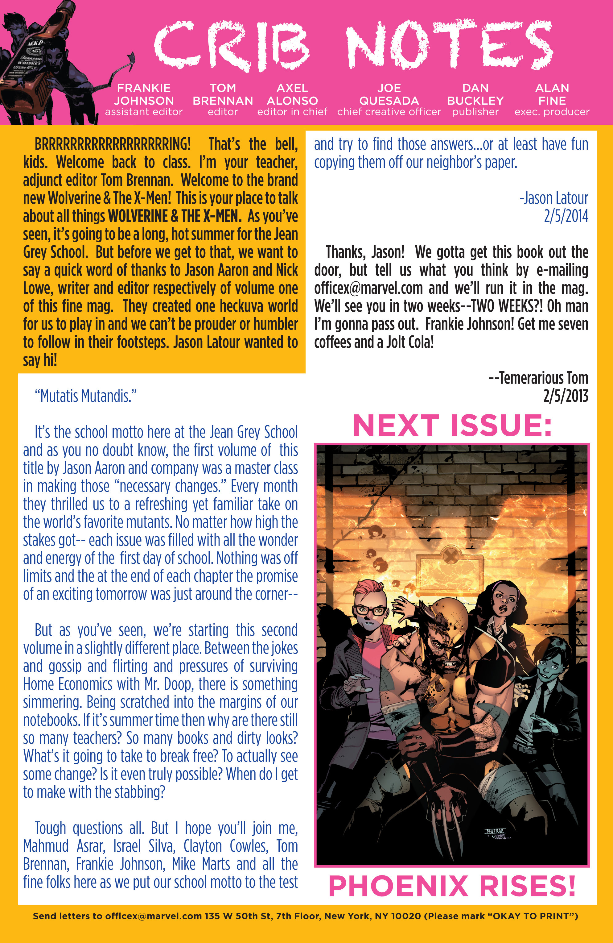 Read online Wolverine and the X-Men comic -  Issue #1 - 22