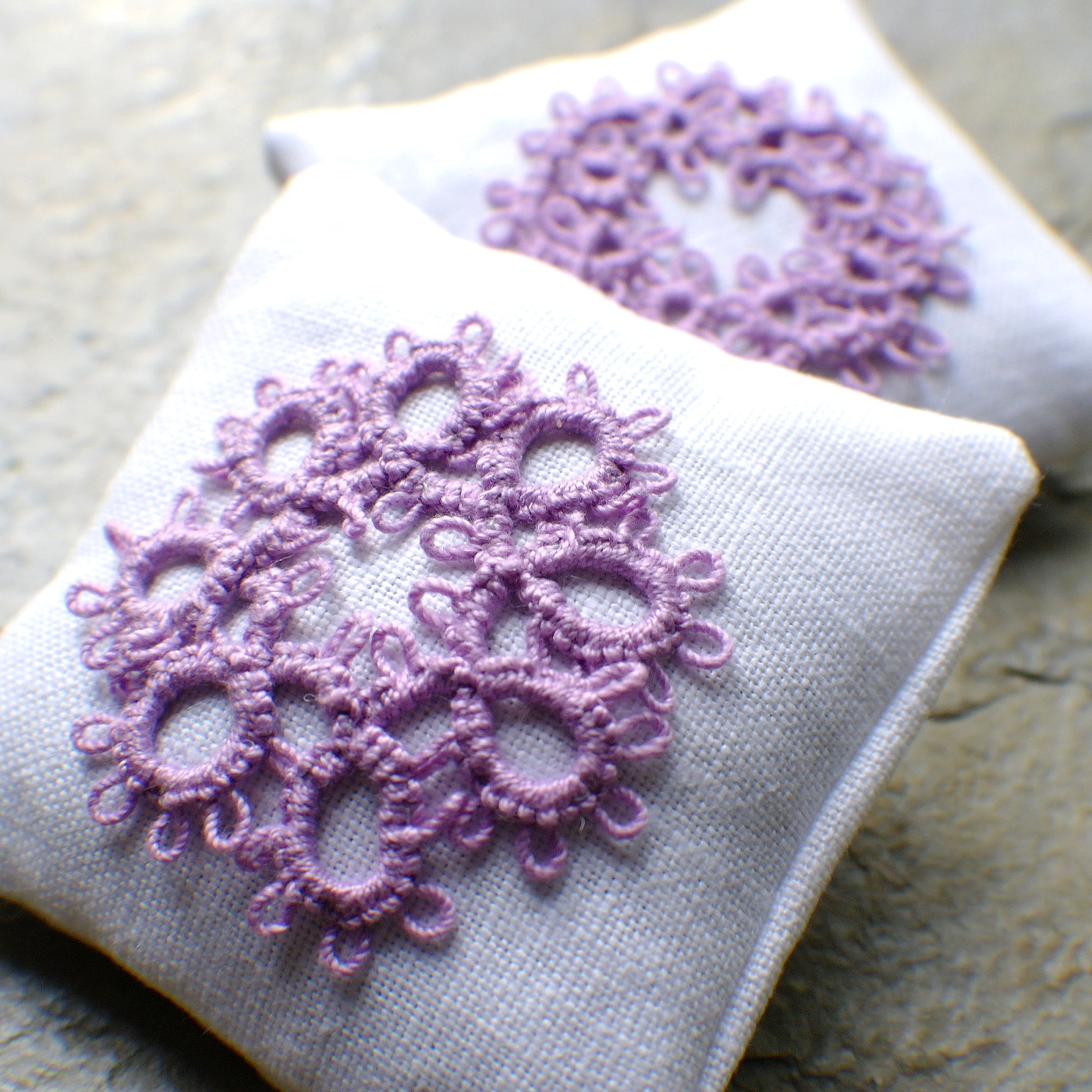 Sue Runyon Designs: NEW Items: Natural lavender filled linen sachets ...