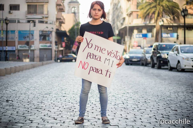 Mujeres le dicen "NO al acoso sexual"