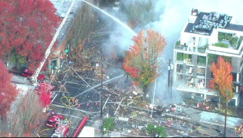 Prior To A Natural Gas Pipeline Explosion Prior To A Natural Gas Pipeline Explosion