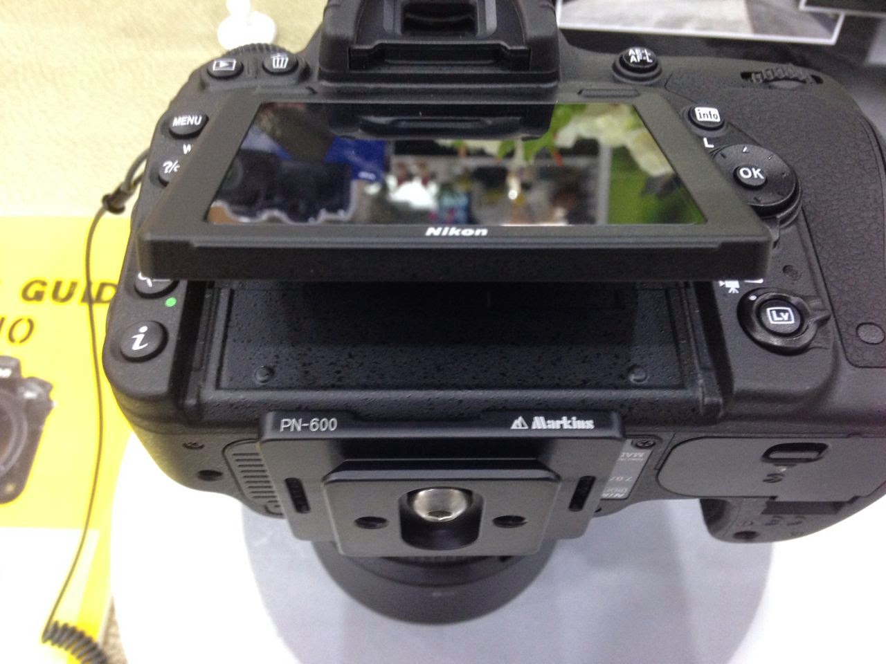 Markins Plate Markins Plate for a new Nikon D750 camera