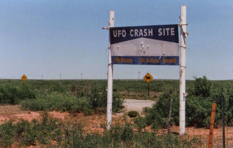 UFO crash site at Roswell in 1947