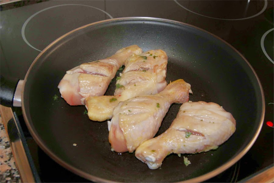 Pollo a la menta paso 5