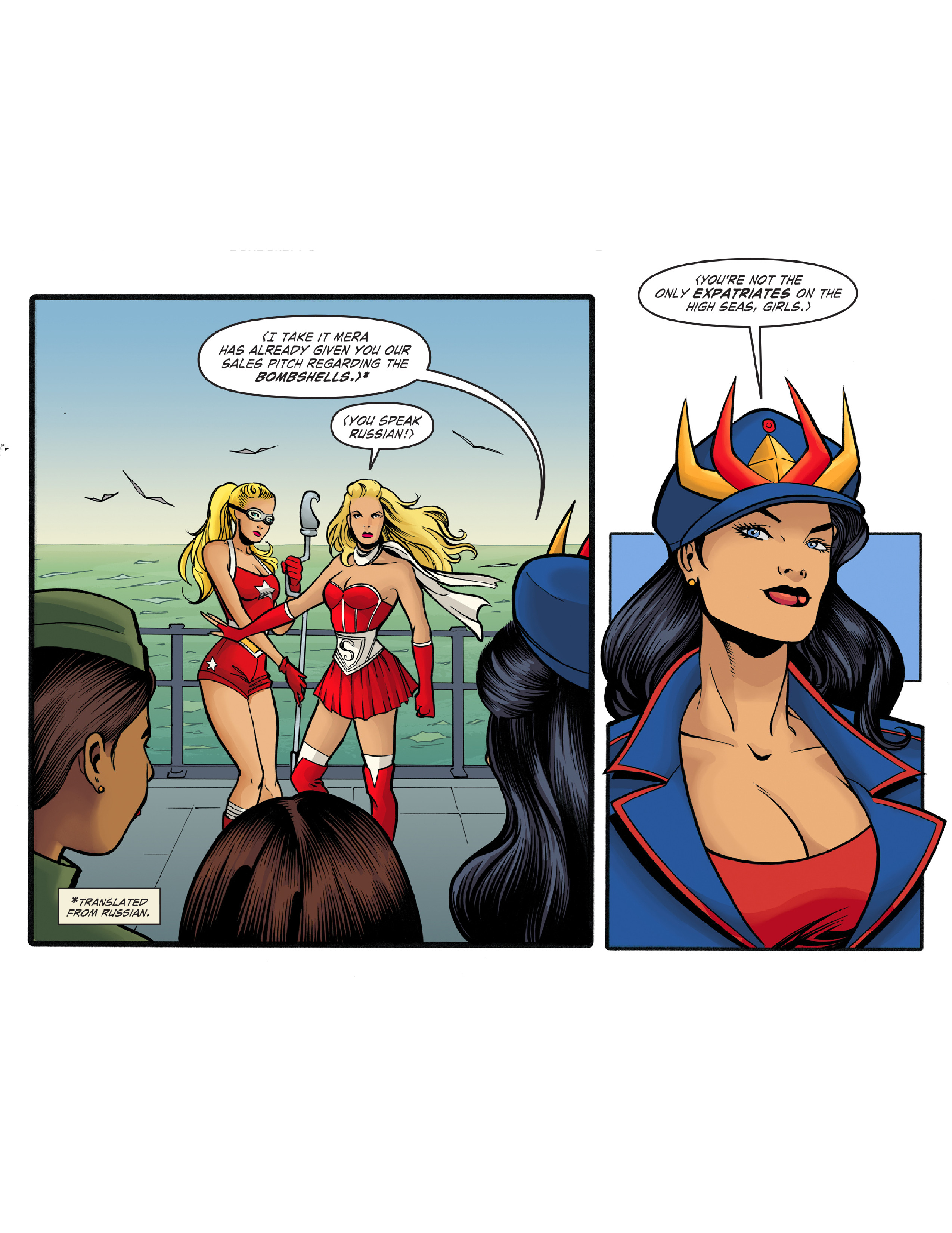 Read online DC Comics: Bombshells comic -  Issue #18 - 6
