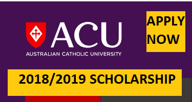 Australian Catholic University Community Engagement Scholarship 2018 2019