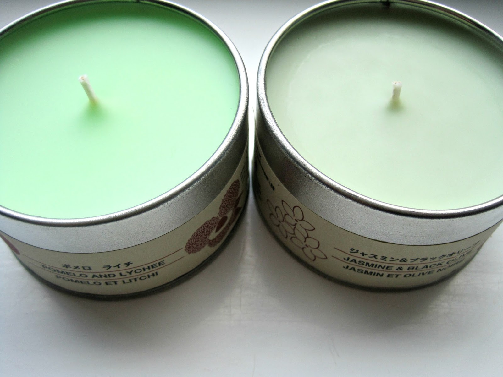 The Treasure Chest Muji Candles My Two Favorites