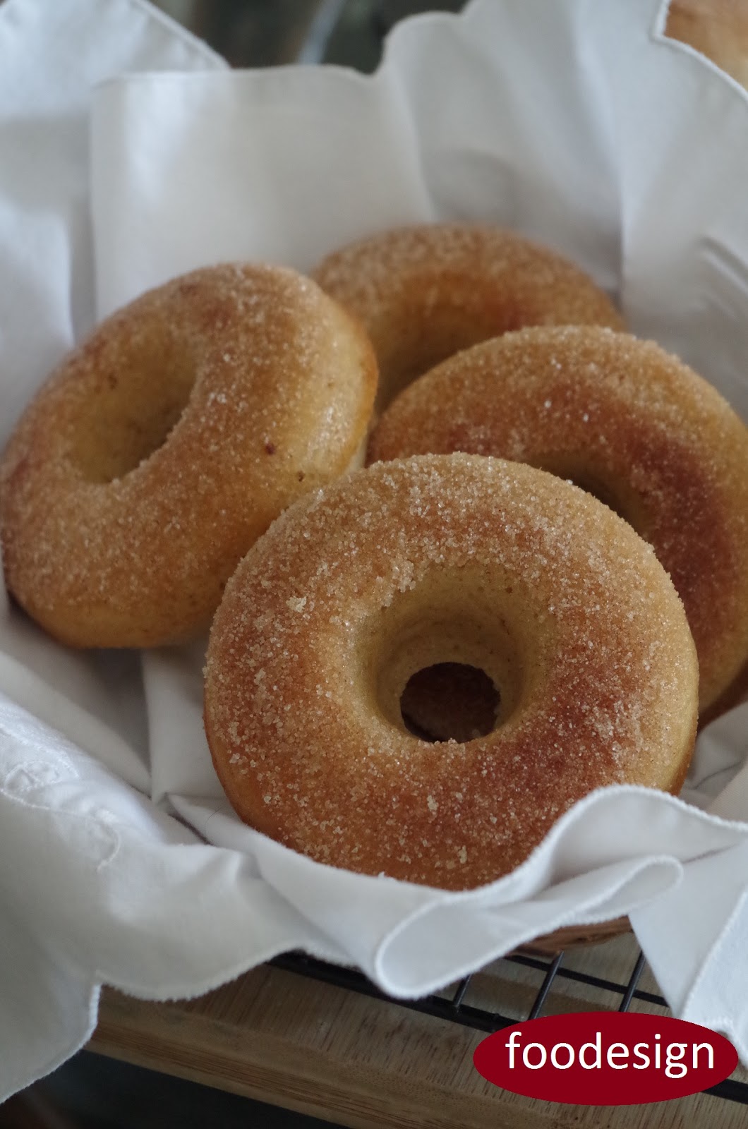 foodesign baked cinnamon cake donuts