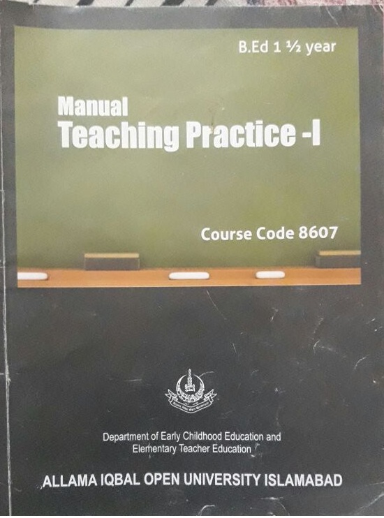 Kinetic Power Manual Teaching Practice I Aiou