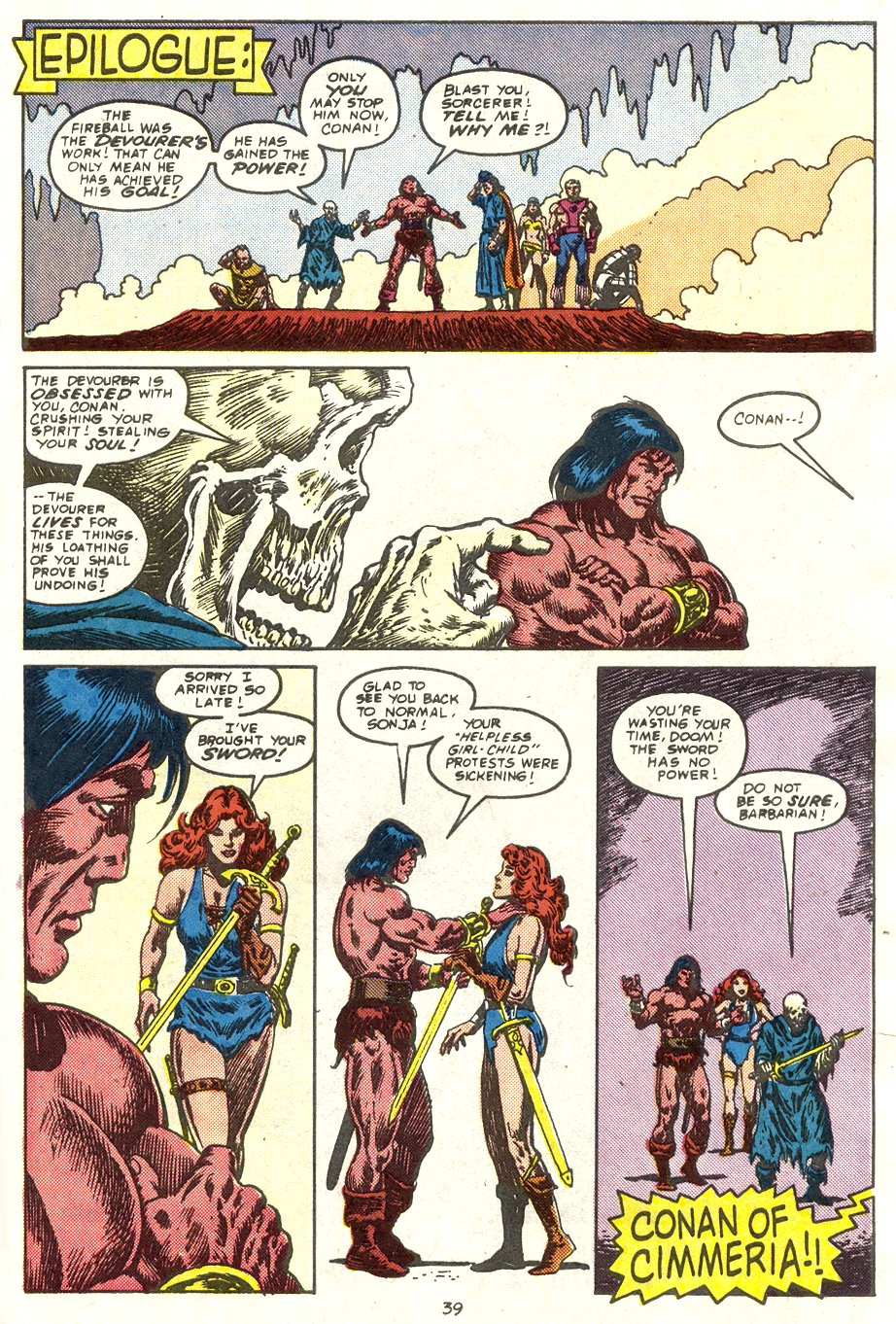 Read online Conan the Barbarian (1970) comic -  Issue # Annual 12 - 40