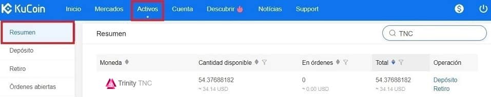Cómo Comprar Criptomoneda Trinity Network Credit (TNC) Comprar y Guardar en Monedero la Criptomoneda Trinity Network Credit (TNC)