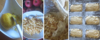 Zubereitung Apfel-Zimt-Minikuchen
