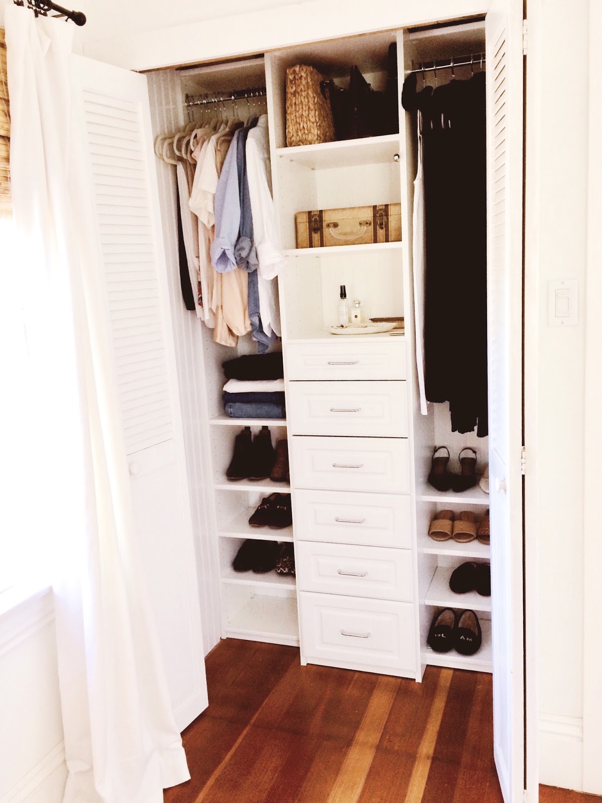 My New Closet With Costs & Details Galore - The Gardener's Cottage