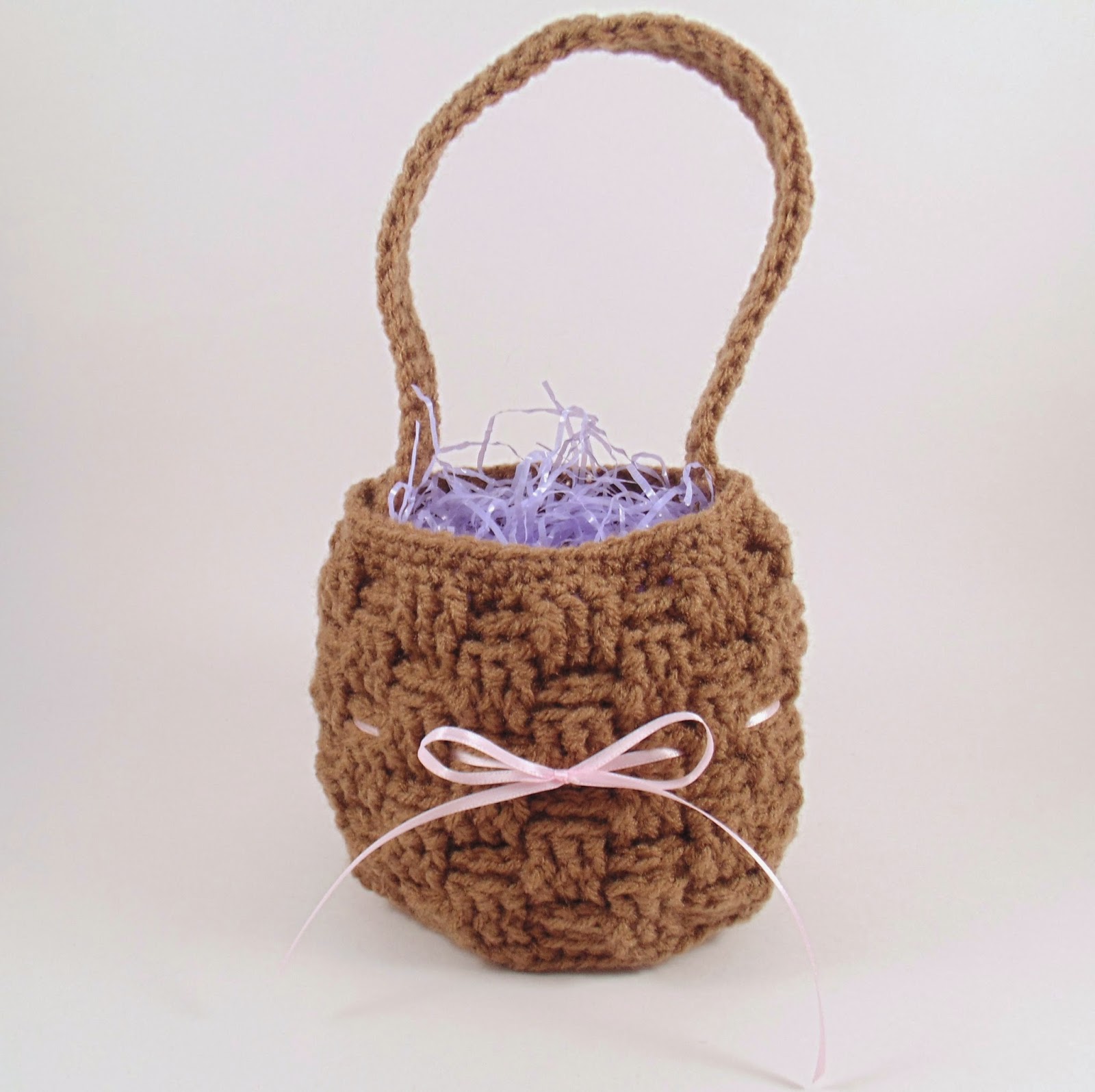 Crocheting With Children Basket Weave Easter Basket & Basket Buddies