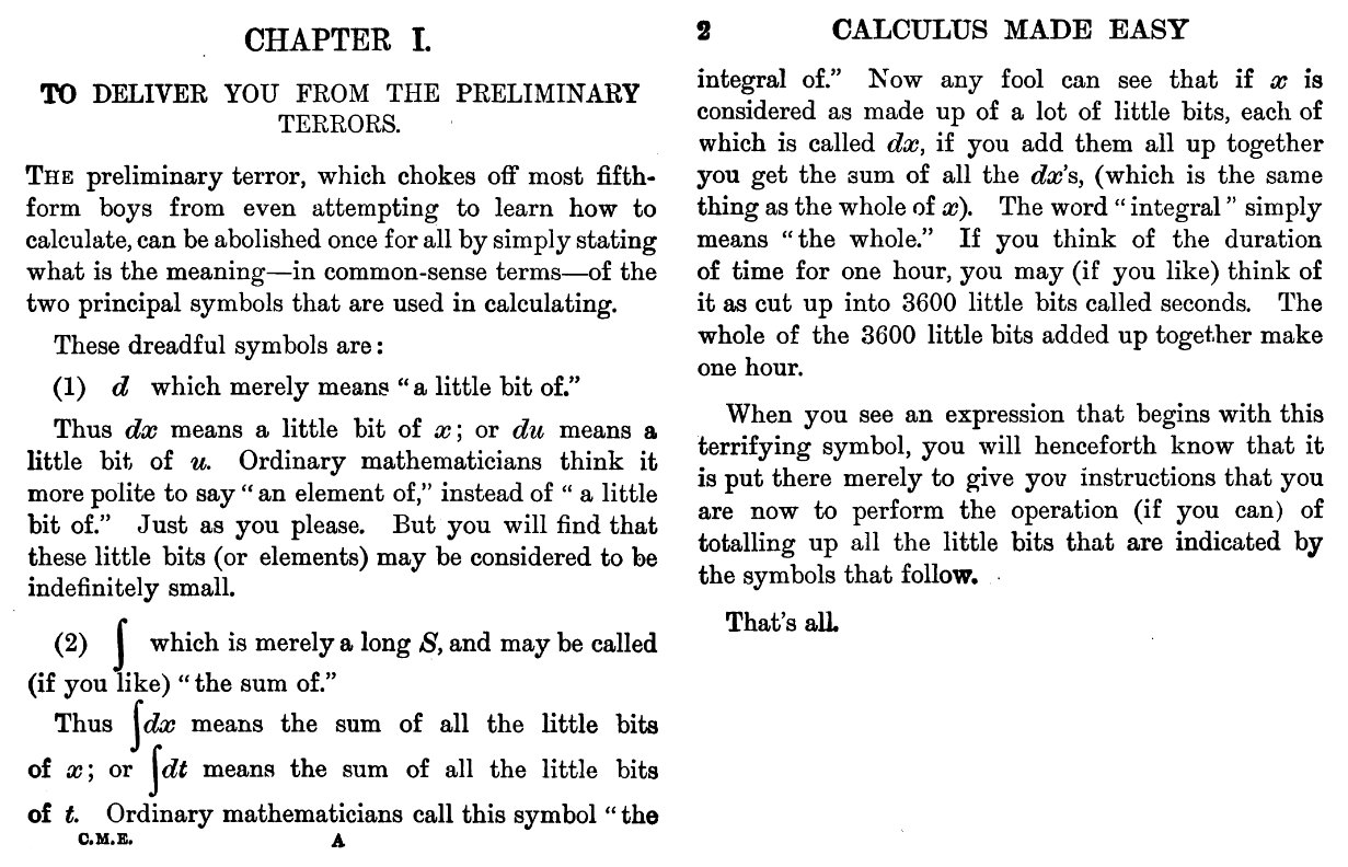 calculus made easy 1910 pdf