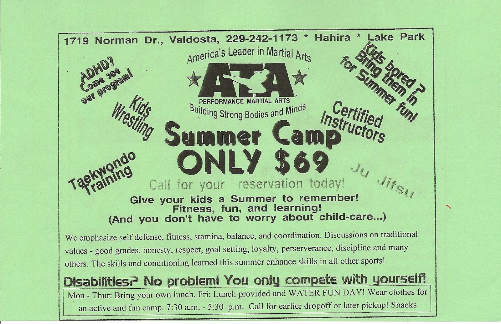 GoToMom ATA Summer Camps & Summer Special