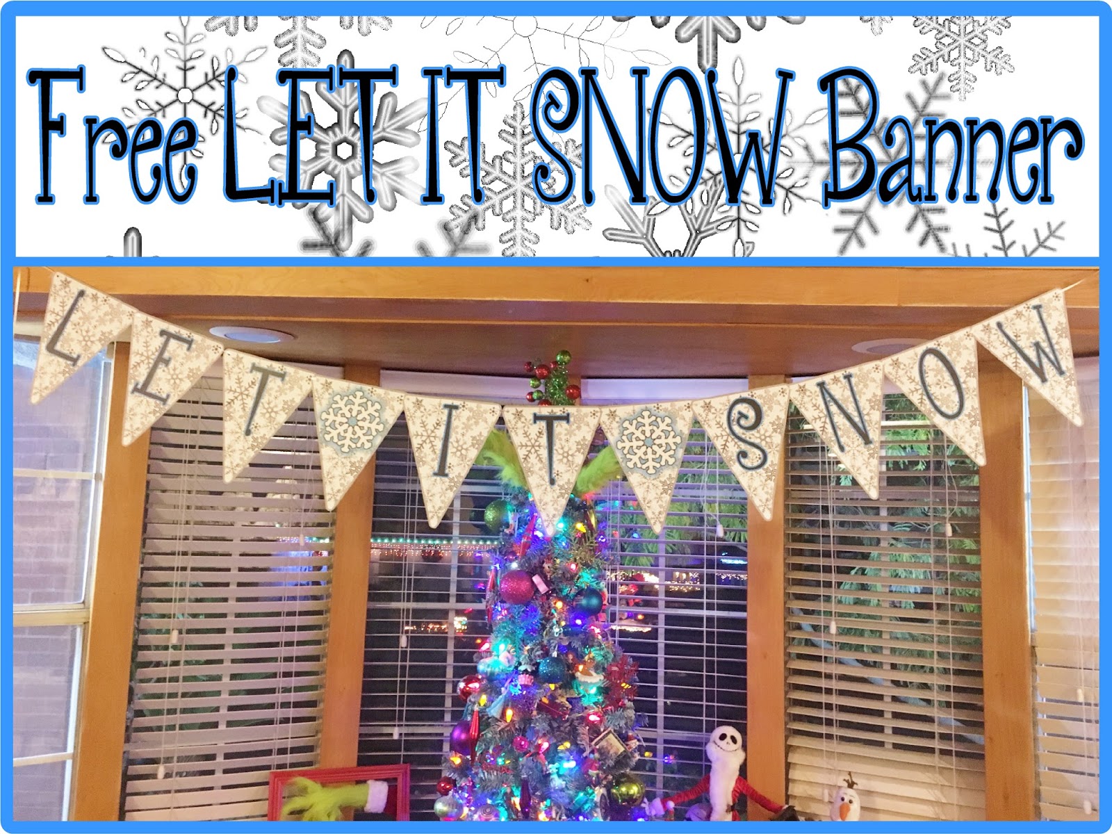 HollysHome Family Life FREE Let It Snow Banner Printable In Red Or Blue hollyshome-family-life-free-let-it-snow-banner-printable-in-red-or-blue