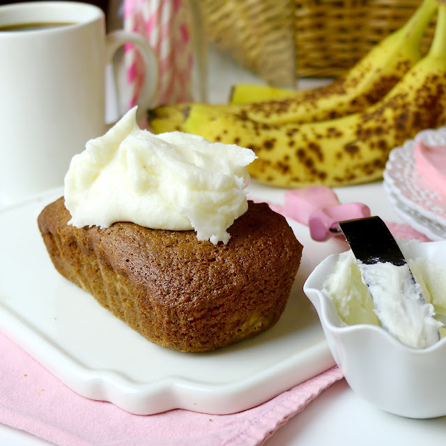Cinnamon Honey Banana Bread with Cream Cheese Frosting The Lindsay Ann