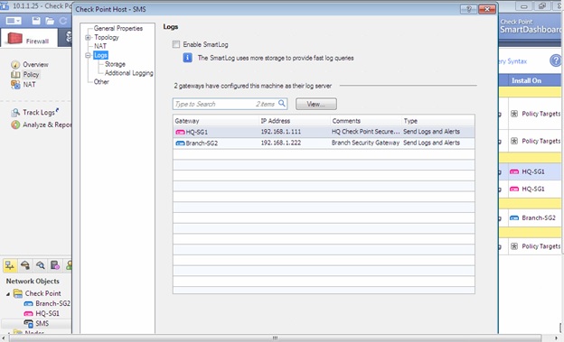 Check Point Smartview Tracker Logging Demo Tutorial – WDGSG