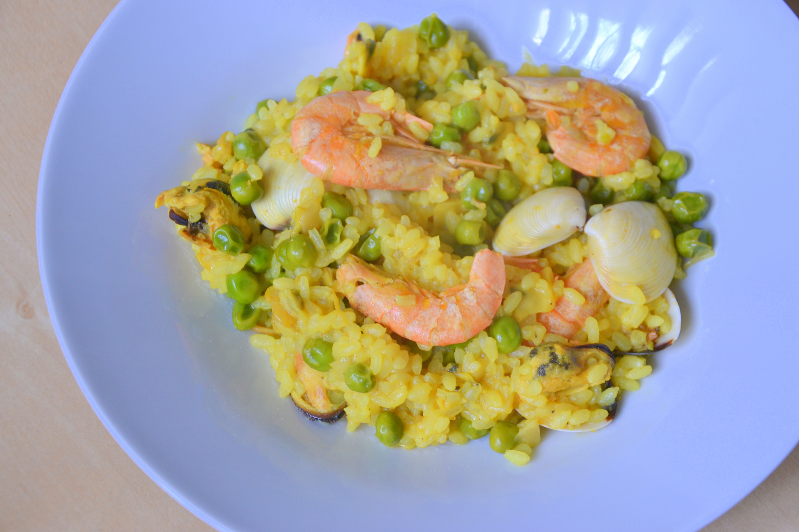 Palavras que enchem a barriga Risotto de marisco... E hakuna matata!