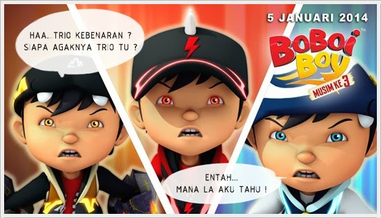 Boboiboy Musim Ketiga : BoBoiBoy Kuasa Tiga