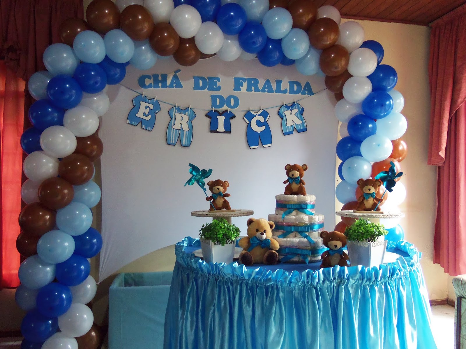 Top Fest :::: Decorações Infantis ::::: Chá de Fralda "Menino"