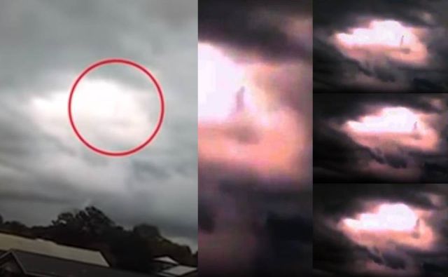 ÎÏÎ¿ÏÎ­Î»ÎµÏÎ¼Î± ÎµÎ¹ÎºÏÎ½Î±Ï Î³Î¹Î± God' appears to walk across sky between clouds in Alabama