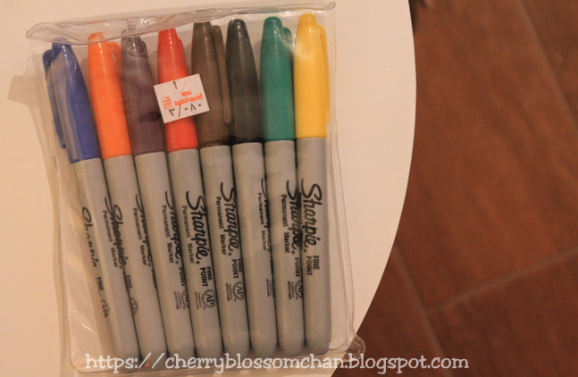 Cherry Blossom الرسم والكتابة على الأكواب مع أقلام Sharpie