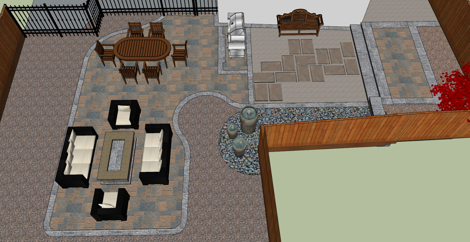 Landscape Design Guru Landscape Design Guru on Sketchup Backyard id=67205