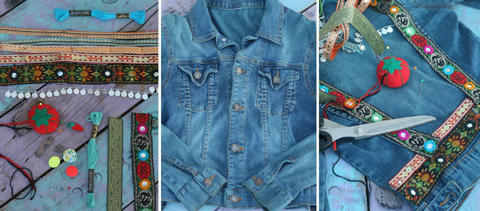 Valentina Vaguada: DIY, boho jean jacket, boho, summer, fashion