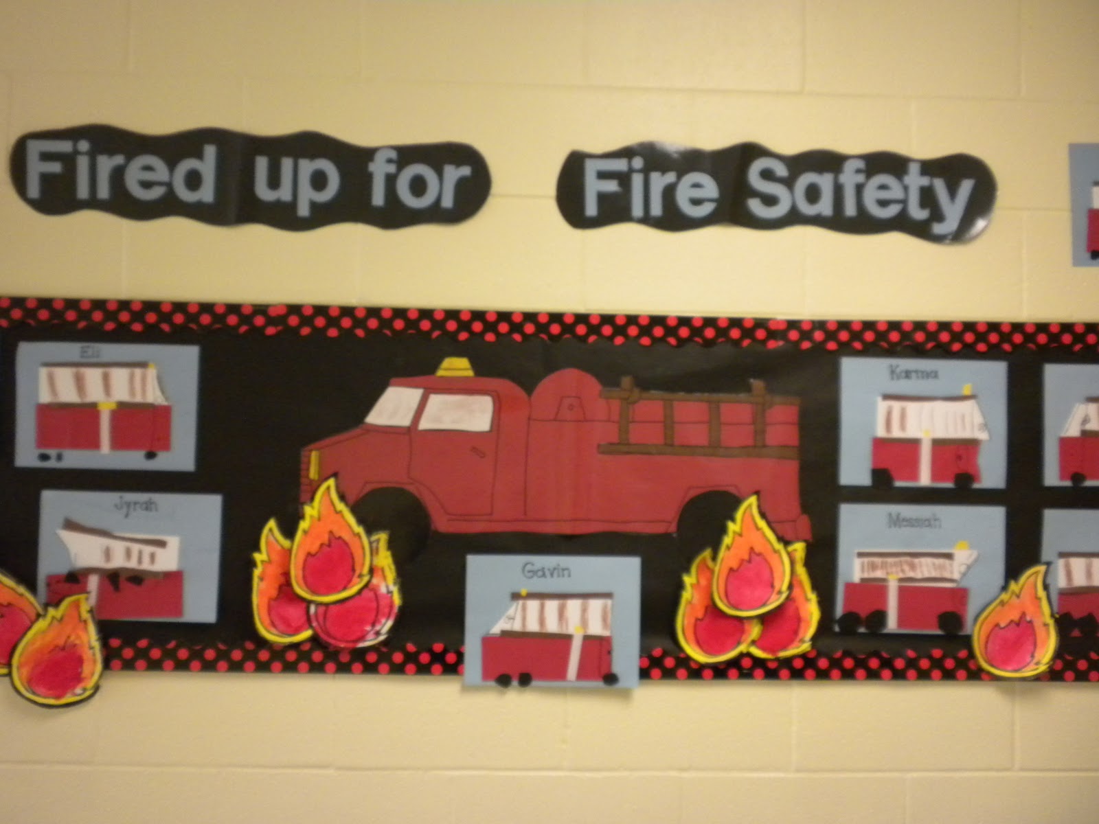 Mrs. Payton's Precious Kindergarteners: Fire Safety Bulletin Board