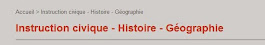 Ressources Histoires et Géographie