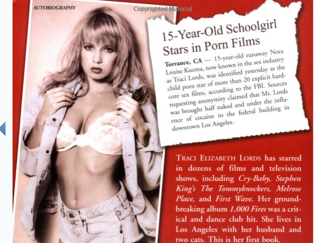 Traci Lords Breaking It.
