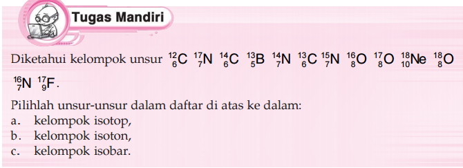 Contoh Soal Isotop Isoton Dan Isobar - Berbagi Contoh Soal