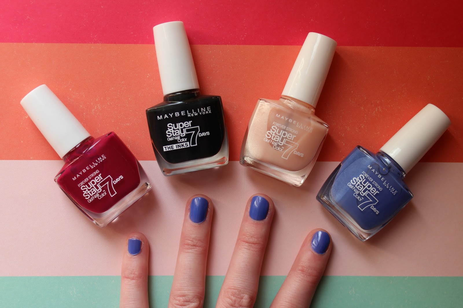 maybelline super stay gel nail colour polish varnish divine wine french manicure surreal emerald excess nails nail summer 7 days beauty blogger bblogger bloggers recommendations notd instagram boots promotion tutorial