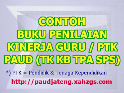 Buku Penilaian Kinerja Tenaga Pendidik Amp Kependidikan Paud