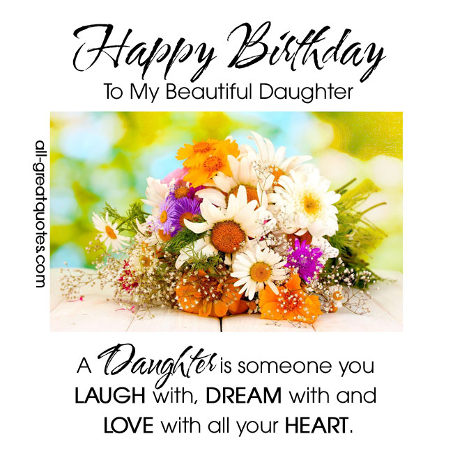 Happy birthday wishes for my daughter - Wallpapersforu