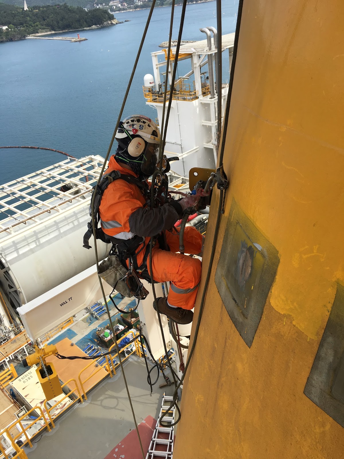 고층로프작업 & Rope Access Technician 로프액세스 PFP 특수도장작업