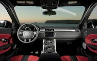 Range Rover Evoque dash