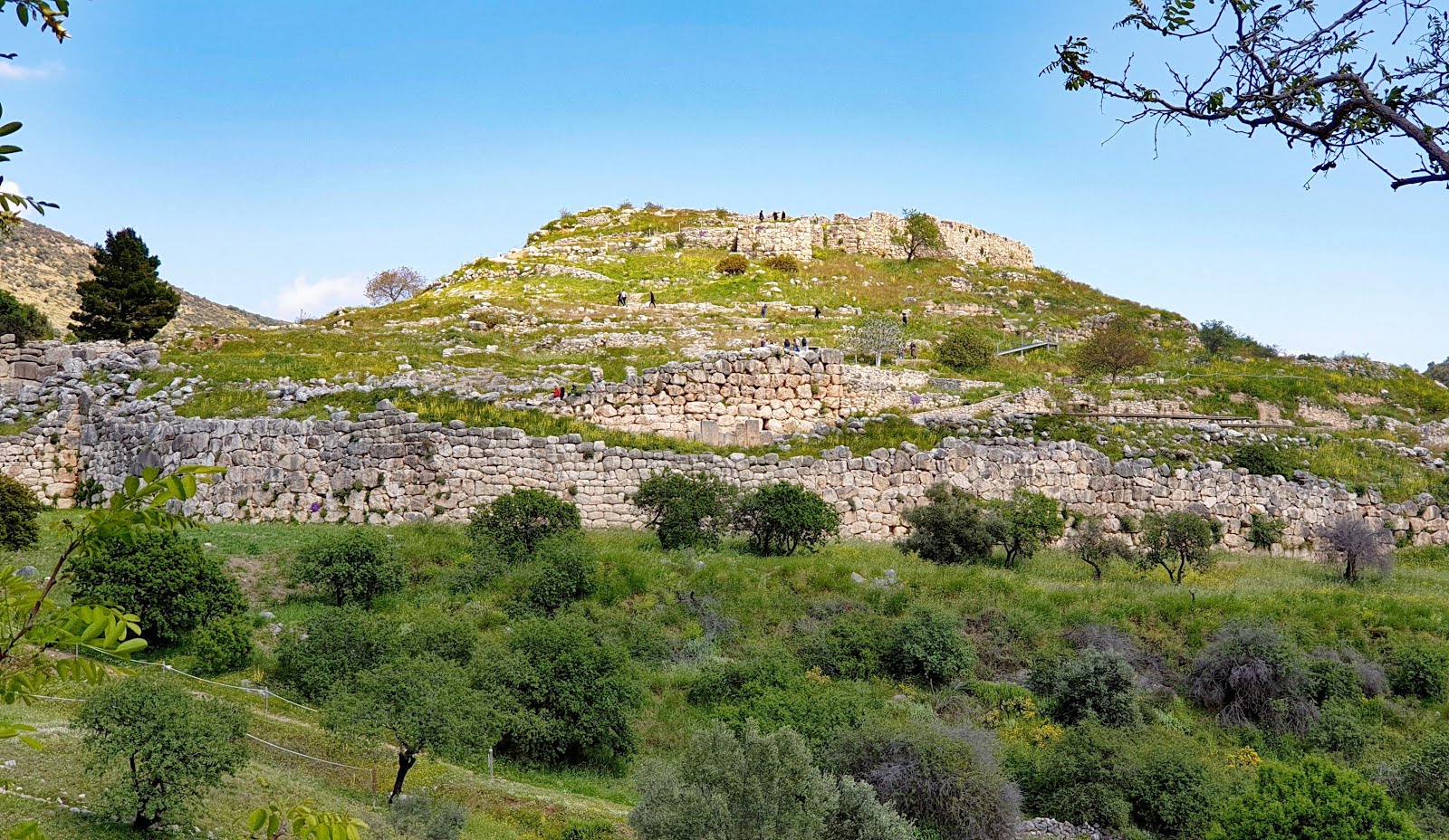 Ancient Mycenae panorama