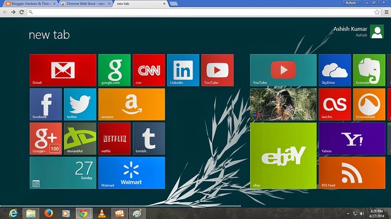 New Metro Style Live Tiles for Google Chrome New Metro Style Live Tiles for Google Chrome