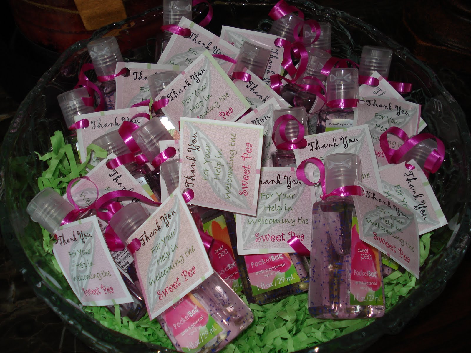 bath and body works baby shower favors