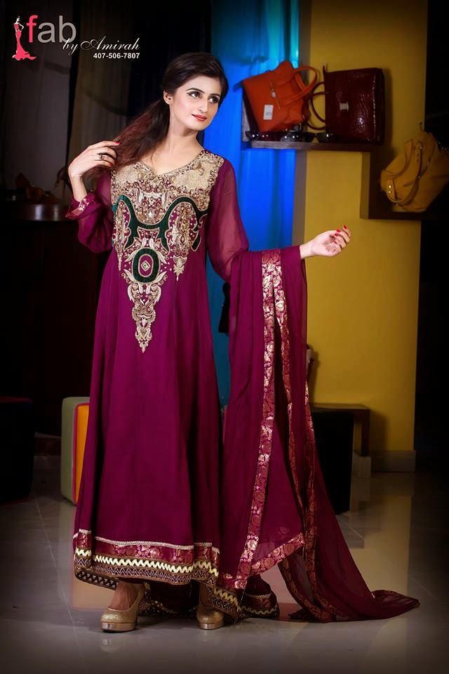 Fab by Amirah Latest Autumn Clothing Collection 2014 for Ladies