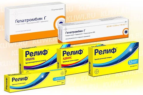 Гепатромбин или Релиф — что лучше?