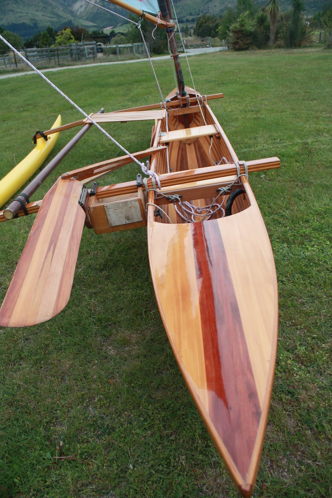 Outrigger Sailing Canoes